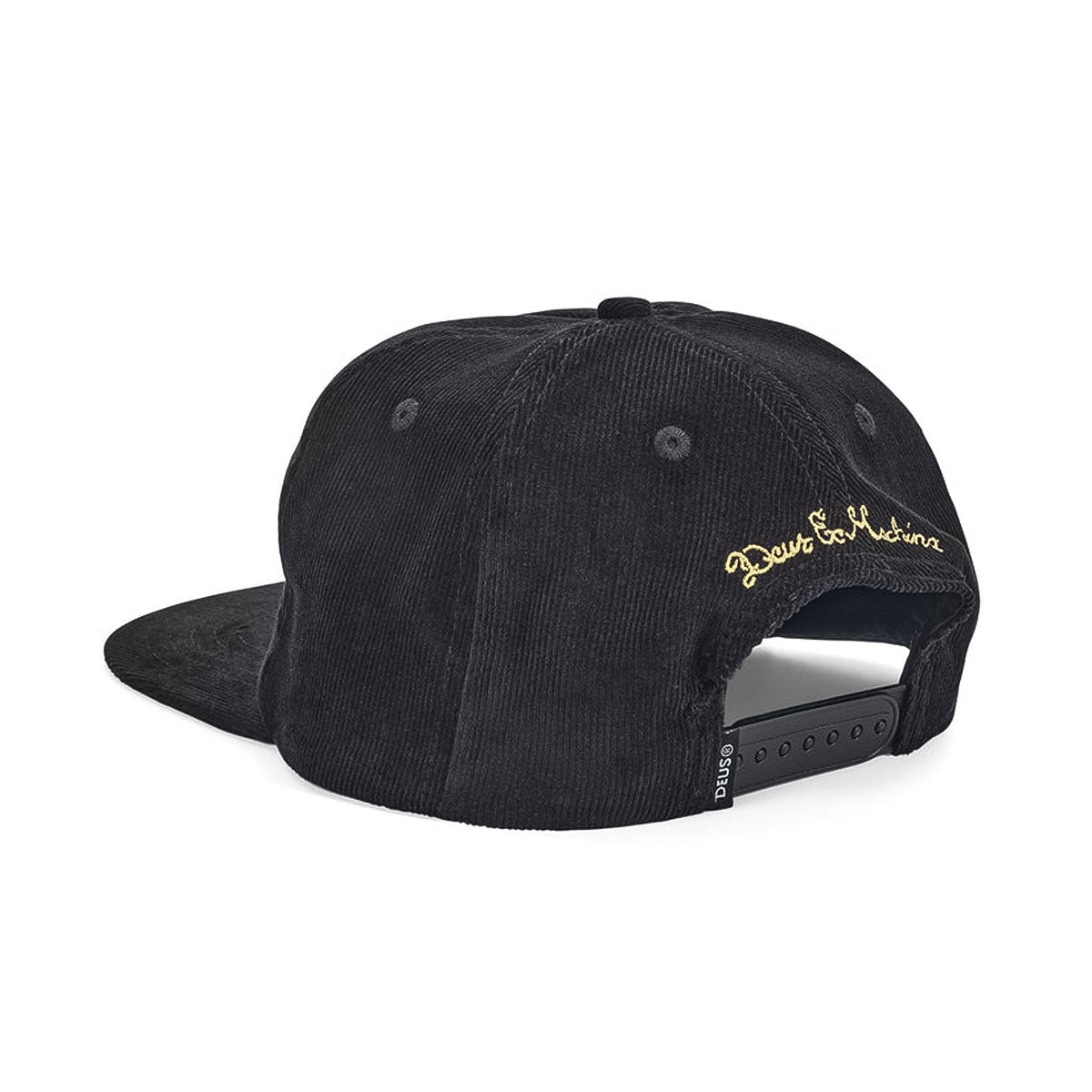 DEUS EX MACHINA - SHIELD CORD CAP BLACK 【DMF257249】