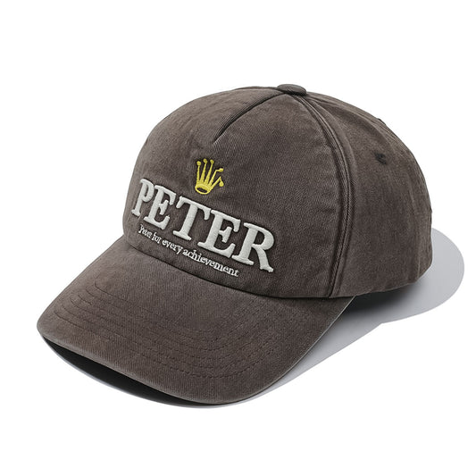 MY NAME IS PETER - 5 PANEL PREX CAP CHARCOAL