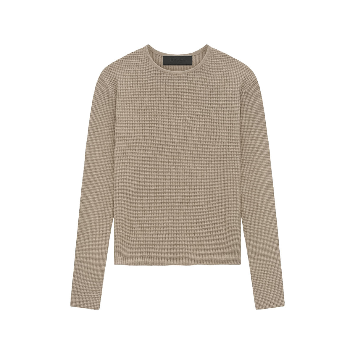 Fear of God ESSENTIALS - WAFFLED LONG SLEEVE SWEATHER DESERT SAND 【192HO247247FW】