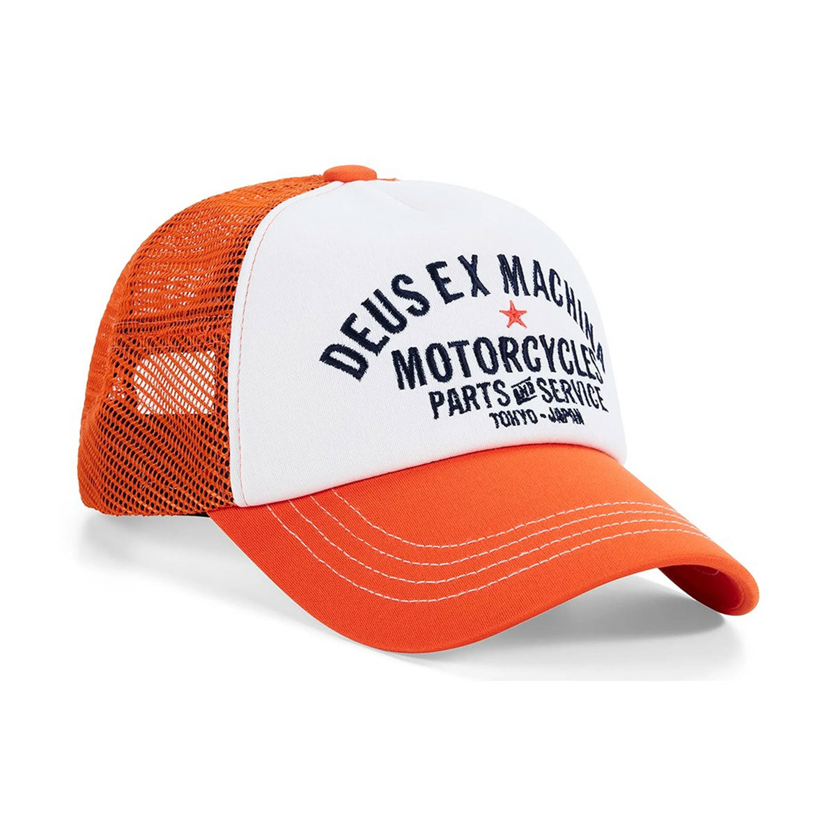 DEUS EX MACHINA - Tokyo Original Address Trucker Orange 【D261UHA030】