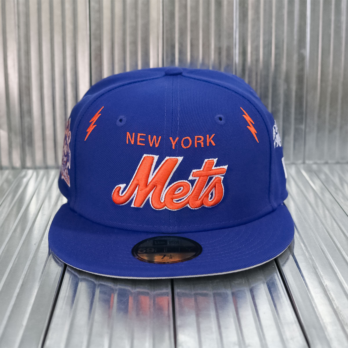 New Era × Diet Starts Monday - 59FIFTY New York Mets 25th Anniv Lightning Bolts 29348 Blue【60770362】