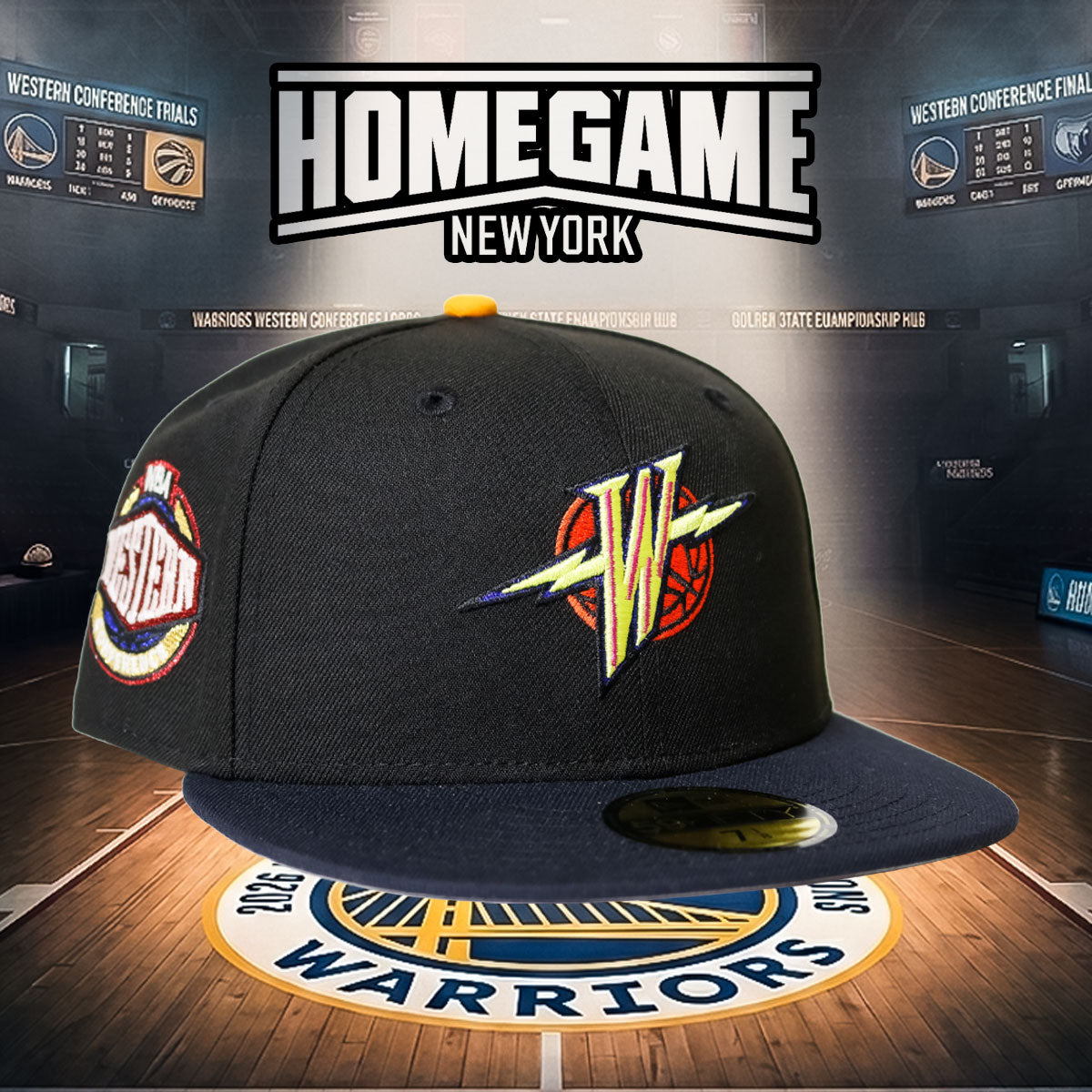 NEW ERA - Golden State Warriors NBA Western Conference 59Fifty Black/Navy