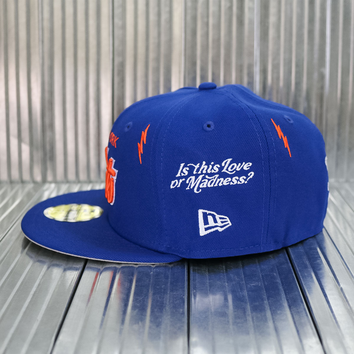 New Era × Diet Starts Monday - 59FIFTY New York Mets 25th Anniv Lightning Bolts 29348 Blue【60770362】