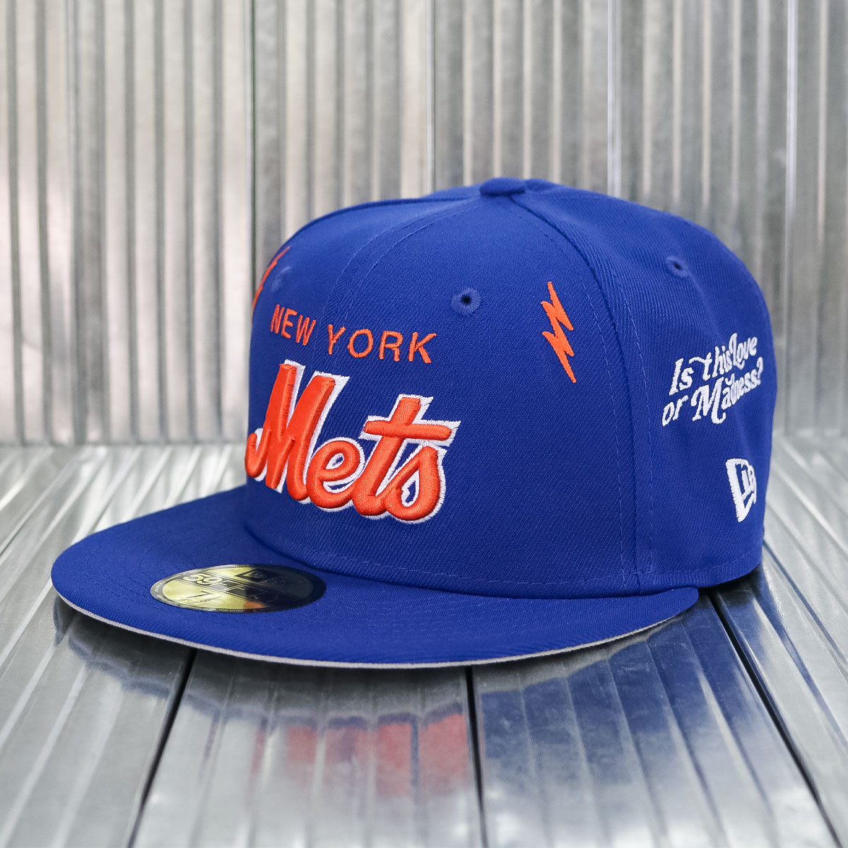 New Era × Diet Starts Monday - 59FIFTY New York Mets 25th Anniv Lightning Bolts 29348 Blue【60770362】