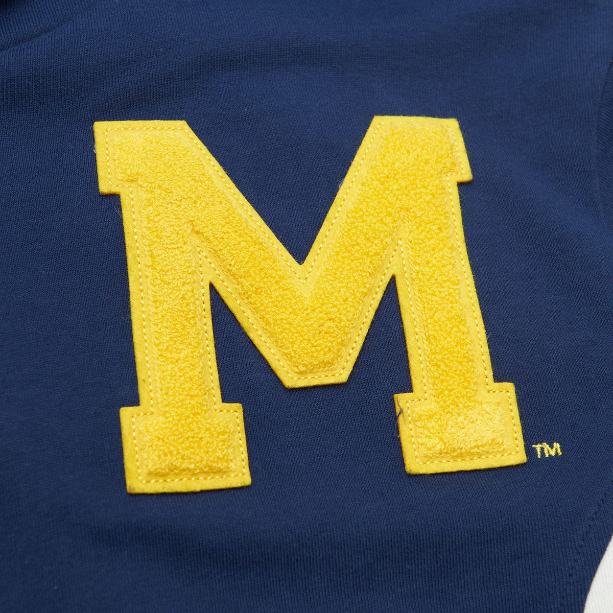 MITCHELL & NESS Michigan Wolverines - NCAA TEAM LEGACY FRENCH TERRY HOODY【FPHD5513】