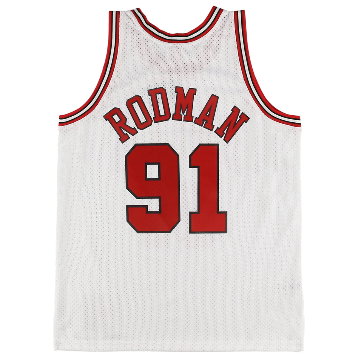 Mitchell &amp; Ness 芝加哥公牛隊 - Swingman 球衣ﾞCBU #91 D.Rodman 白色 [SMJYAC18079]