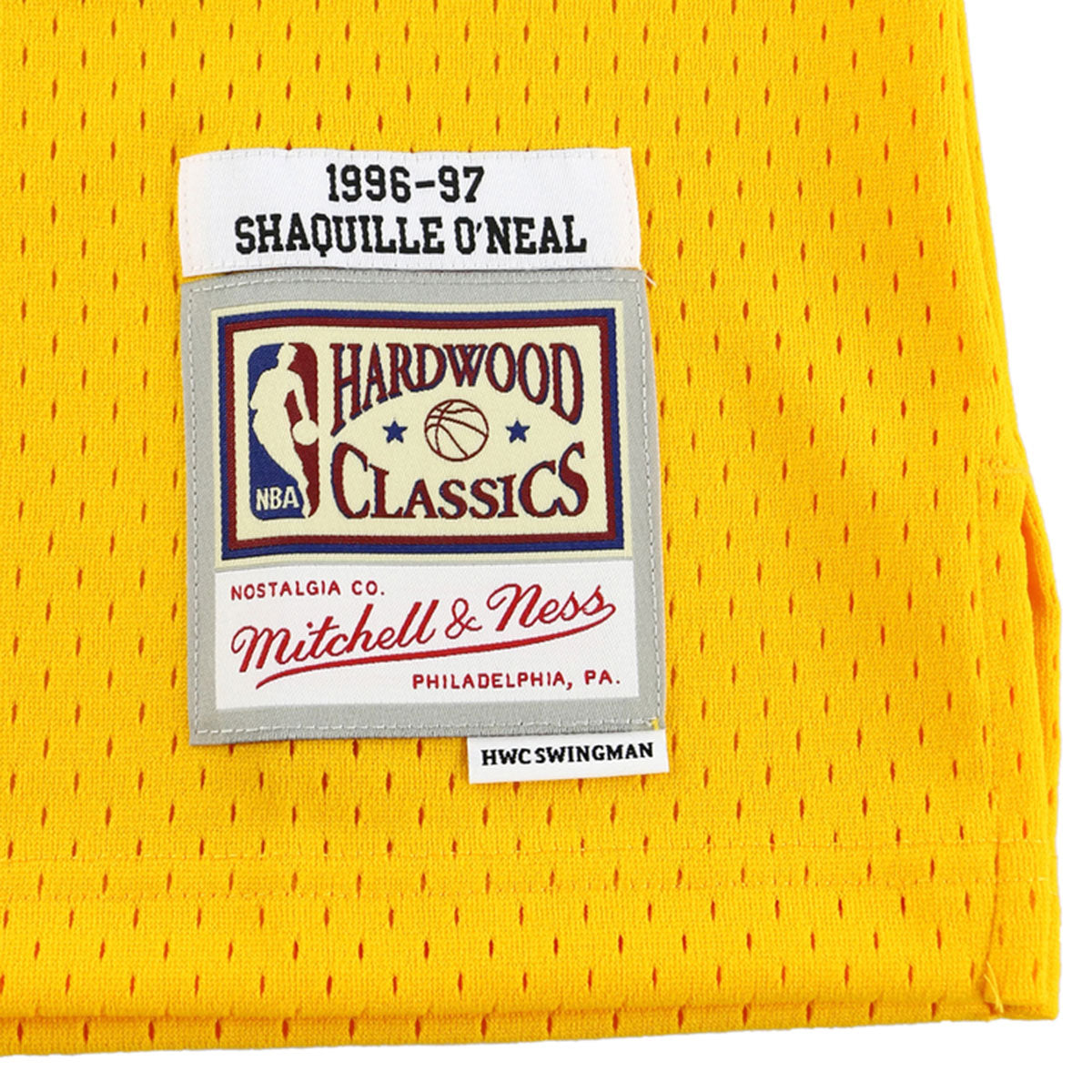 Mitchell &amp; Ness 洛杉磯湖人隊 - 球迷版球衣ﾞLAL #34 S.O'Neal LTGD【SMJYGS18177】