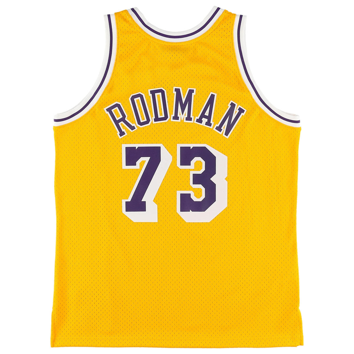 Mitchell＆Ness Los Angeles Lakers - SW-Jersey - LAL #73 Dennis Rodman 98-99 YELLOW【SMJYCP20064】