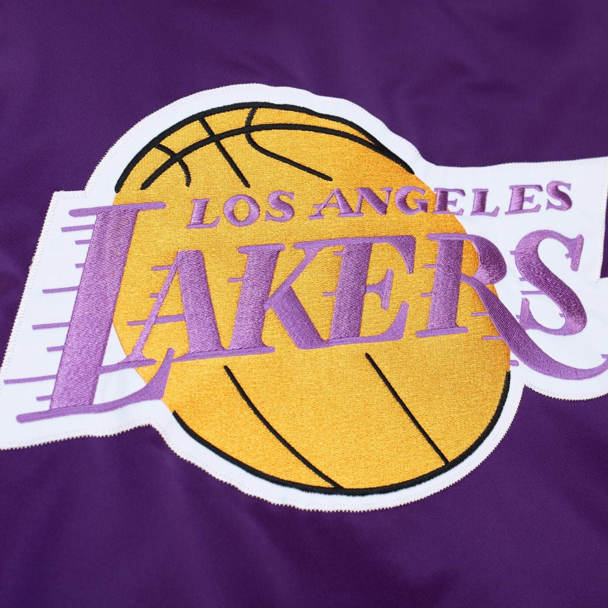 MITCHELL & NESS Los Aangeles Lakers - NBA HEAVYWEIGHT SATIN JACKET【OJBF5516】