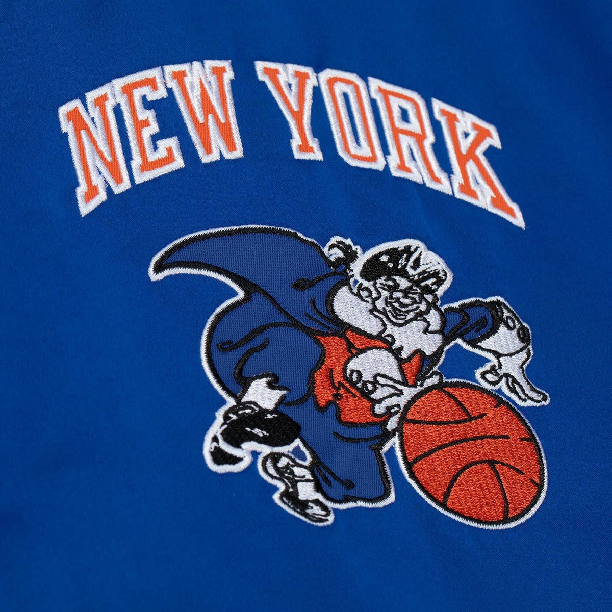 MITCHELL & NESS New York Knicks - NBA HEAVYWEIGHT SATIN JACKET【OJBF5516】
