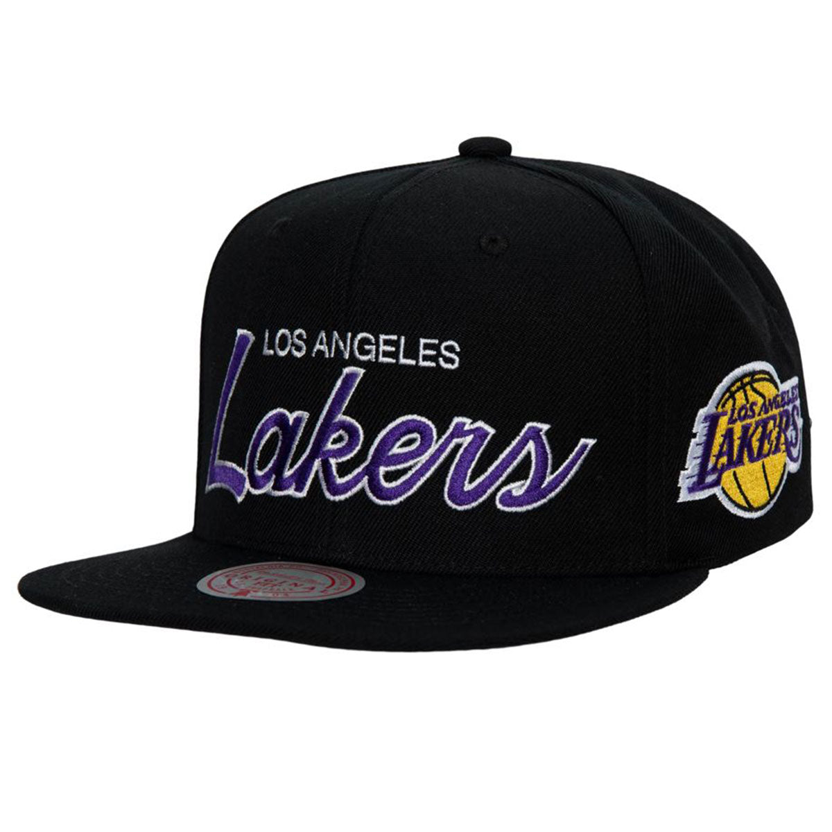 MITCHELL & NESS NBA TEAM SCRIPT 2.0 SNAPBACK - LAKERS 【HHSS3280】