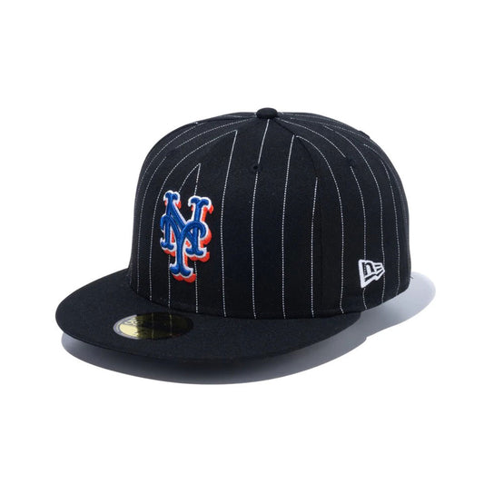 【9/17(sun)12:00～ 販売開始】NEW ERA New York Mets - PINSTRIPE 59FIFTY BLACK【13751137】