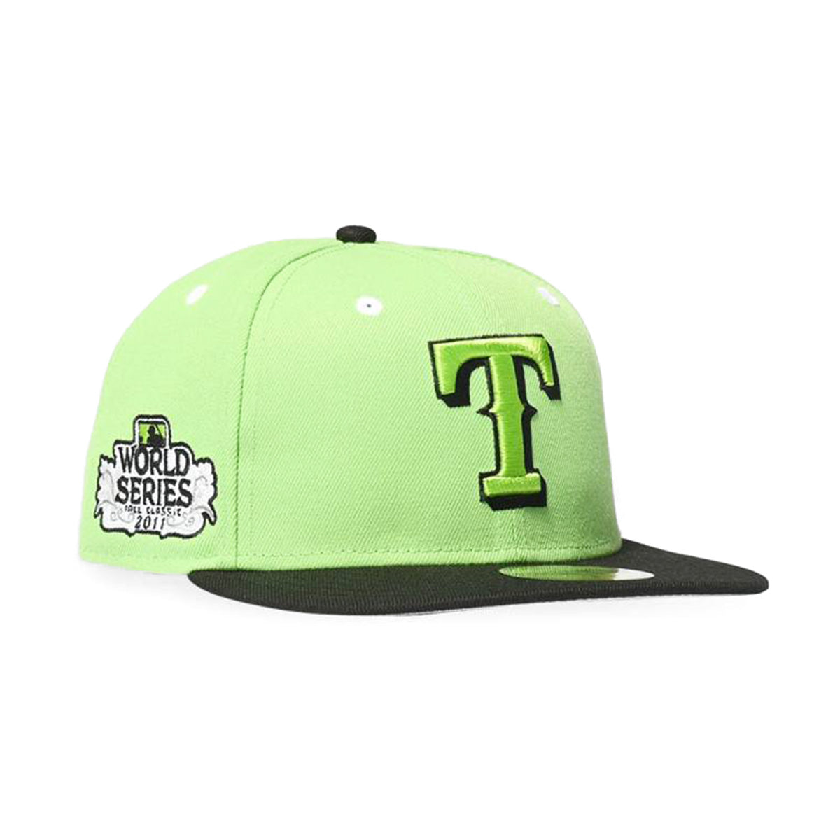 NEW ERA Texas Rangers - 59FIFTY WS 2011 LIME/BLACK【70782927】