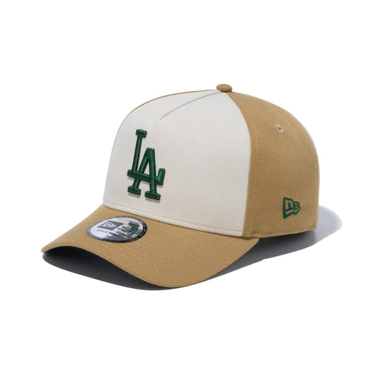 NEW ERA Los Angeles Dodgers - 9FORTY A-FRAME TRI COLOR KHAKI【13750991】