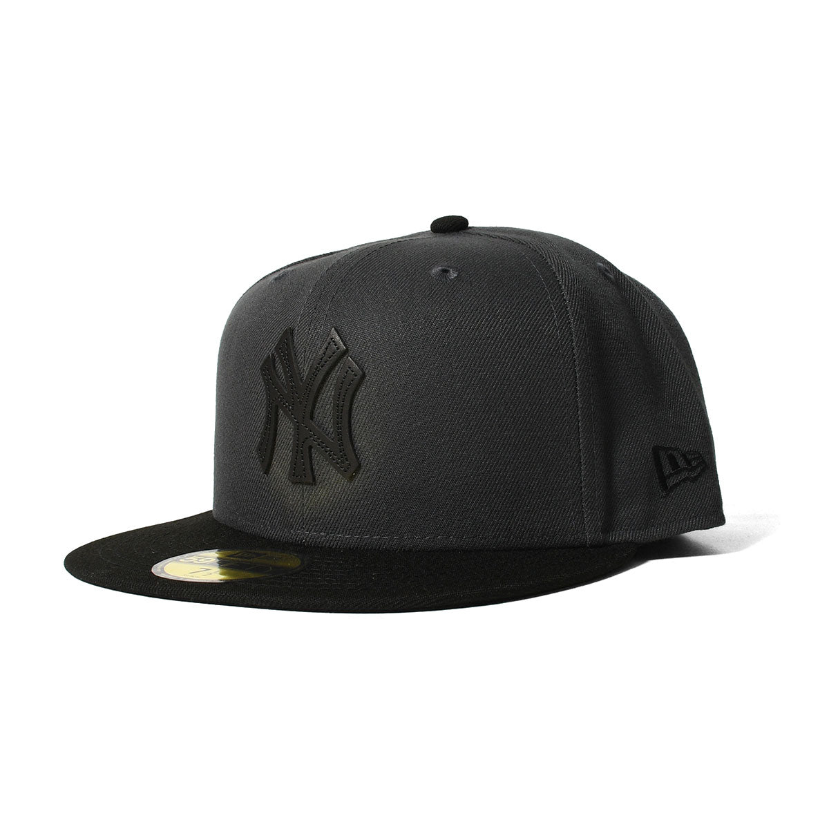 NEW ERA New York Yankees - 59FIFTY LEATHER LOGO DARK GRAPHITE [13751133]