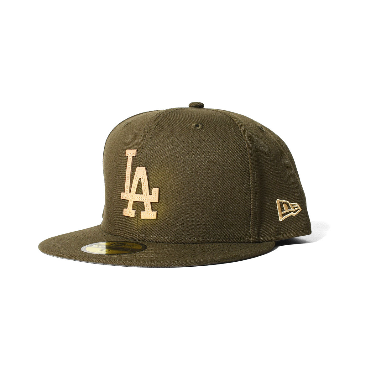 NEW ERA Los Angeles Dodgers - 59FIFTY LEATHER LOGO MOSS【13751146 ...