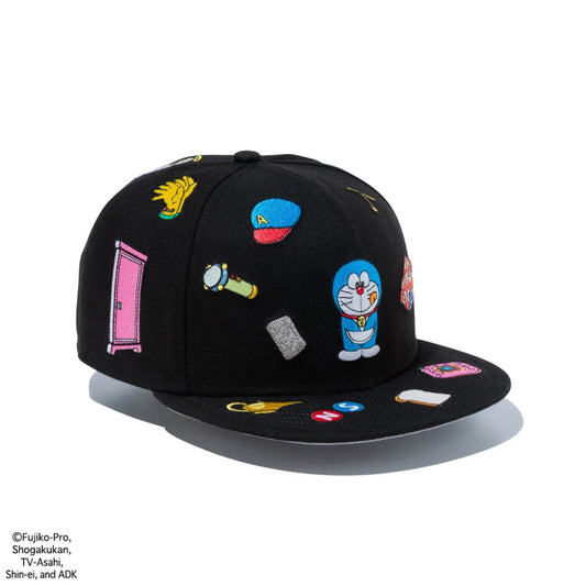 NEWERA ドラえもん - 9FIFTY ALLOVER DORAEMON BLK【14174556】