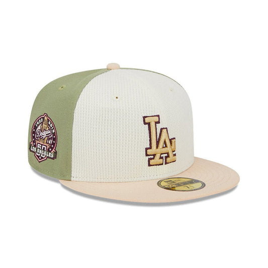 NEW ERA Los Angeles Dodgers - 59FIFTY Thermal Front 50TH WH/P.GRE/P.BEI【14132555】
