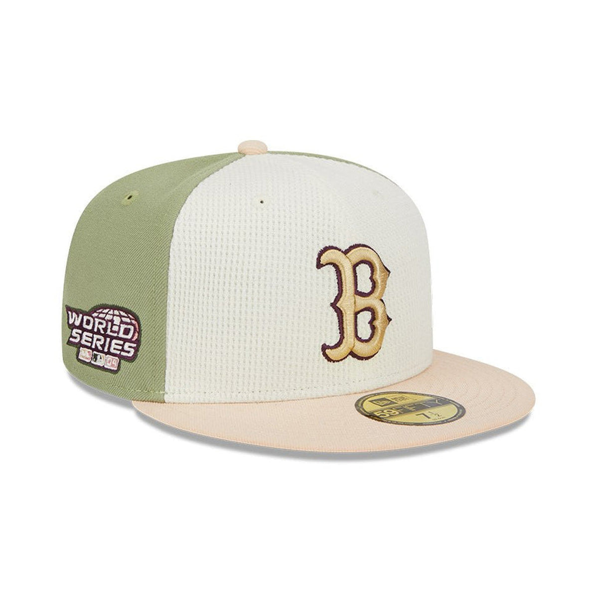 NEW ERA 波士頓紅襪 -59FIFTY 保暖前板 WS04 WH/P.GRE/P.BEI [14132557]