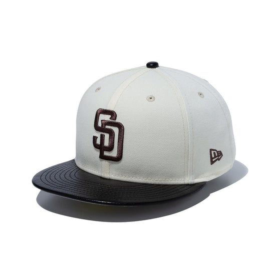 NEW ERA San Diego Padres - 59FIFTY Leather Visor C.WH/BK.L【14132559】