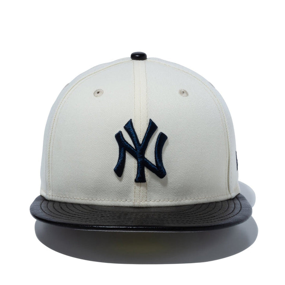 NEW ERA New York Yankees - 59FIFTY Leather Visor C.WH/BK.L【14132560】