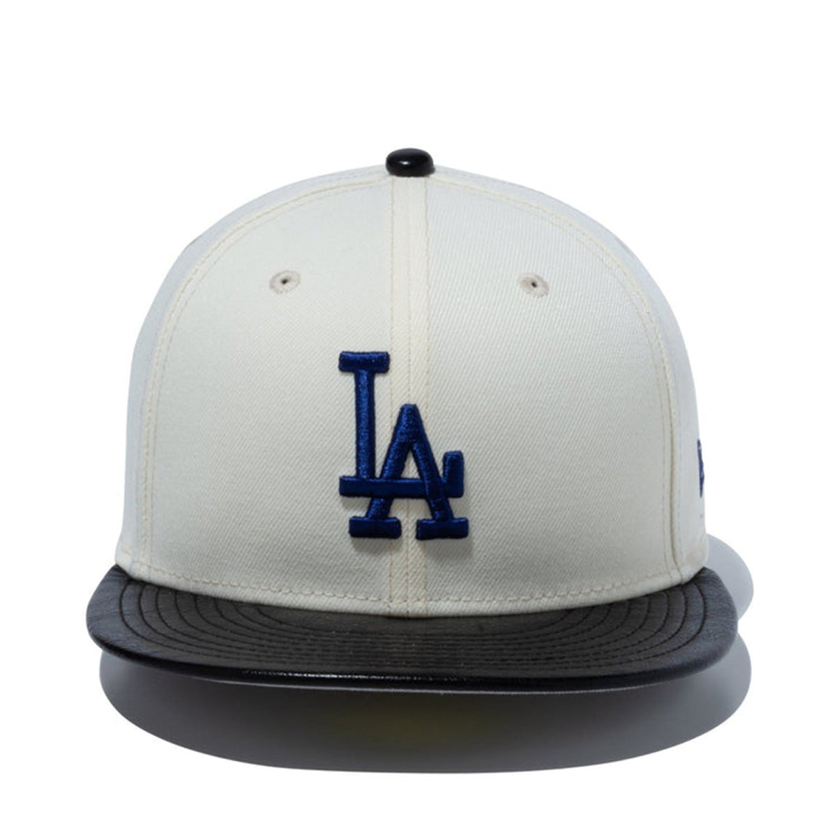 NEW ERA Los Angeles Dodgers - 59FIFTY Leather Visor C.WH/BK.L【14132562】