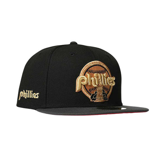 NEW ERA Philadelphia Phillies - 59FIFTY BLACK/DKGRAPHITE【70826687】