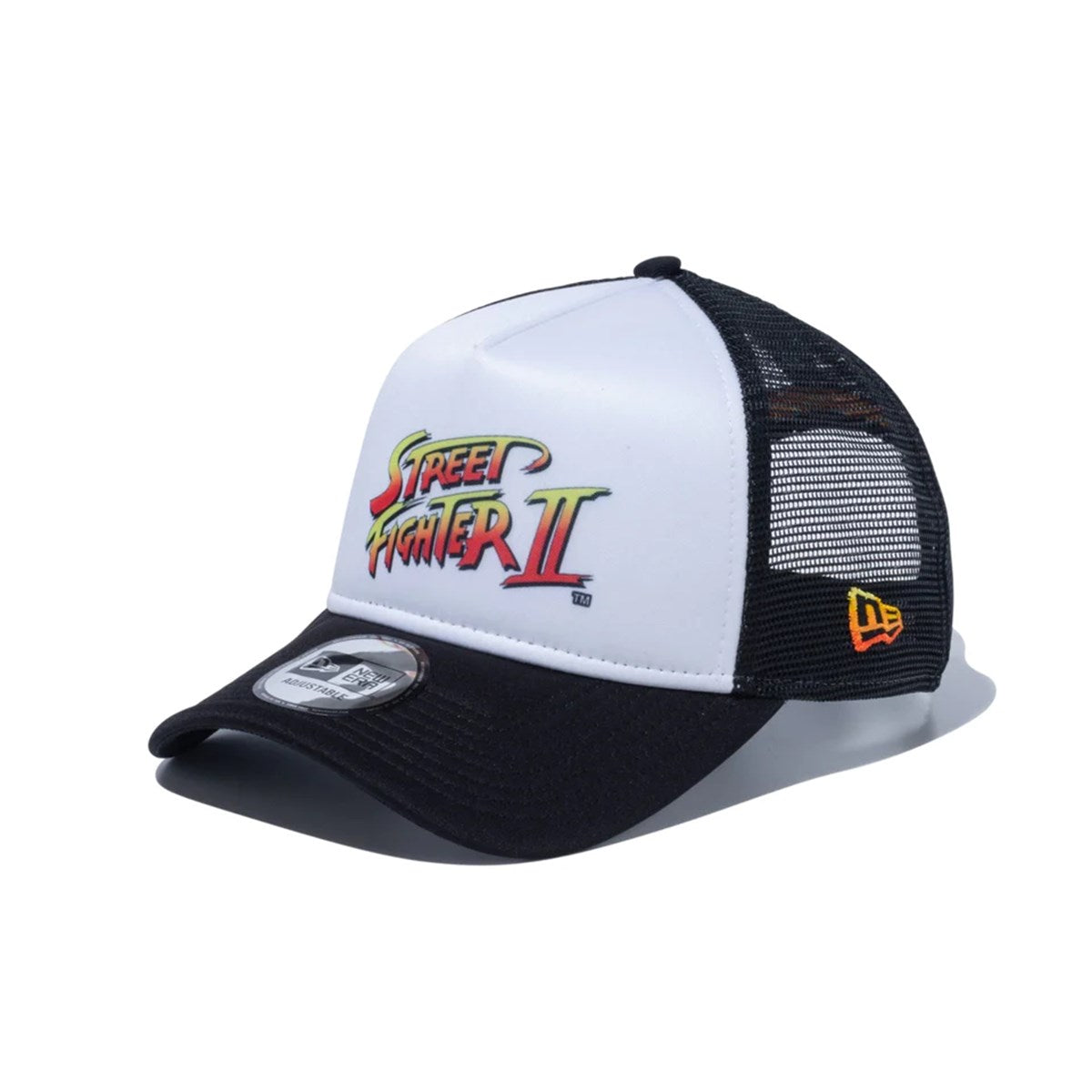 NEW ERA × STREET FIGHTER II - 9FORTY A-FRAME TRACKER SF2 LOGO Street Fighter 2 WHI BLK [14125286]