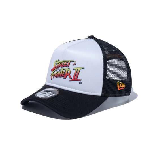 NEW ERA × STREET FIGHTER II - 9FORTY A-FRAME TRACKER SF2 LOGO ストリートファイター2 WHI BLK【14125286】