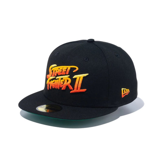 NEW ERA × STREET FIGHTER II - 59FIFTY SF2 FLAG ストリートファイター2 BLK【14125311】