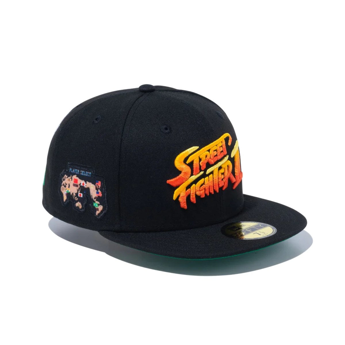 NEW ERA × STREET FIGHTER II - 59FIFTY SF2 FLAG ストリートファイター2 BLK【14125311】