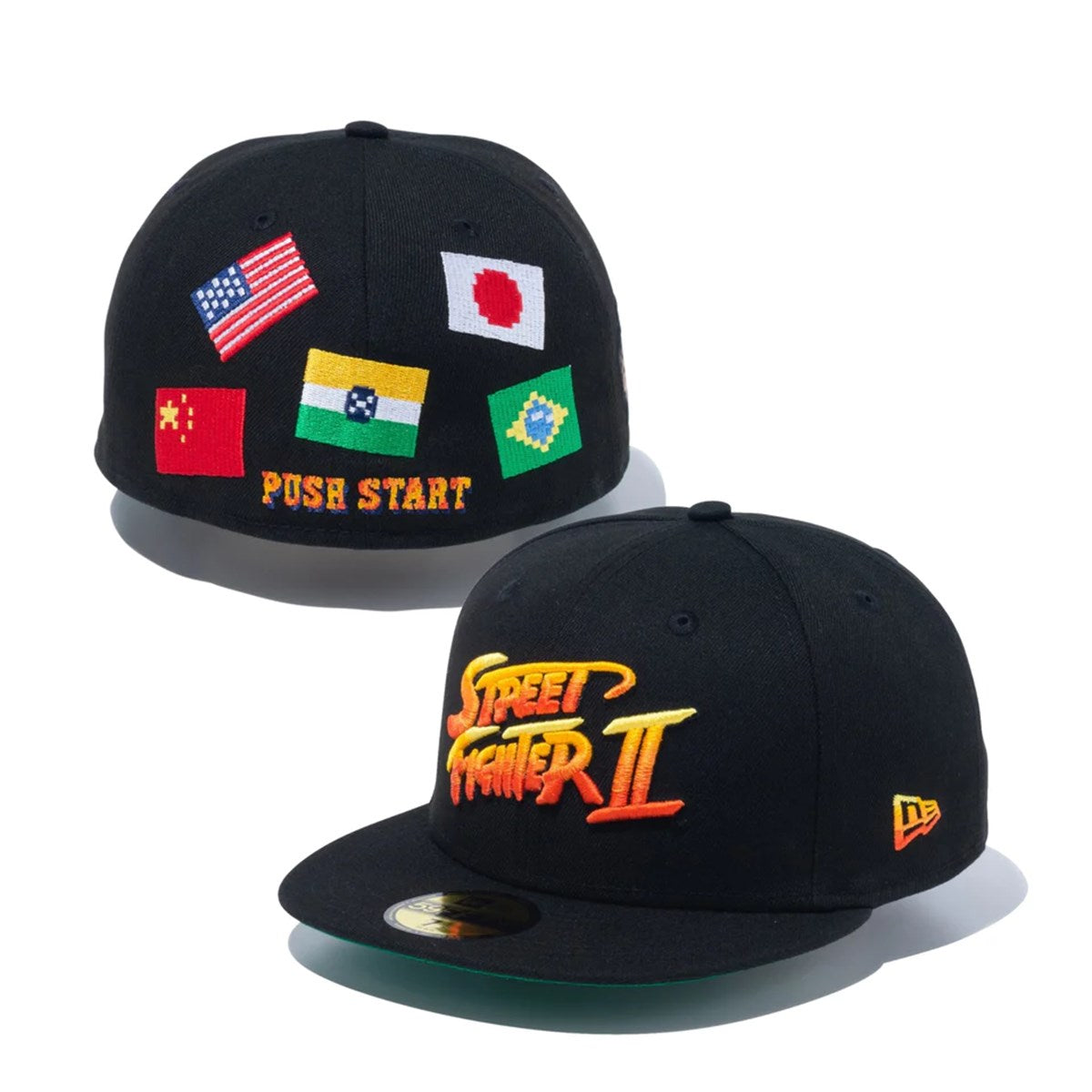 NEW ERA × STREET FIGHTER II - 59FIFTY SF2 FLAG Street Fighter 2 BLK  [14125311]