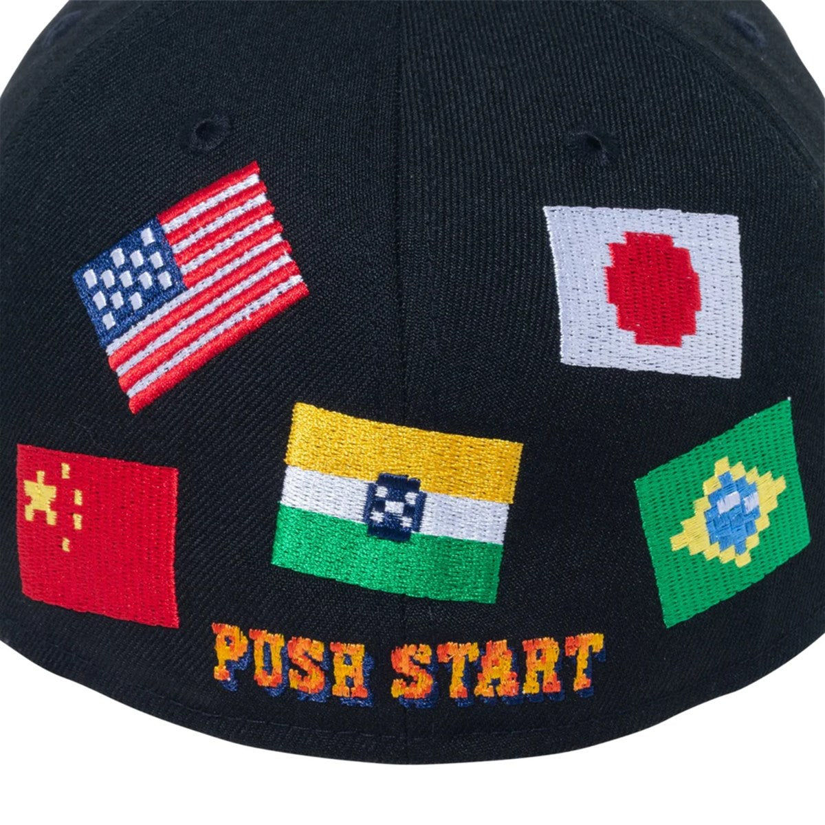 NEW ERA × STREET FIGHTER II - 59FIFTY SF2 FLAG ストリートファイター2 BLK【14125311】