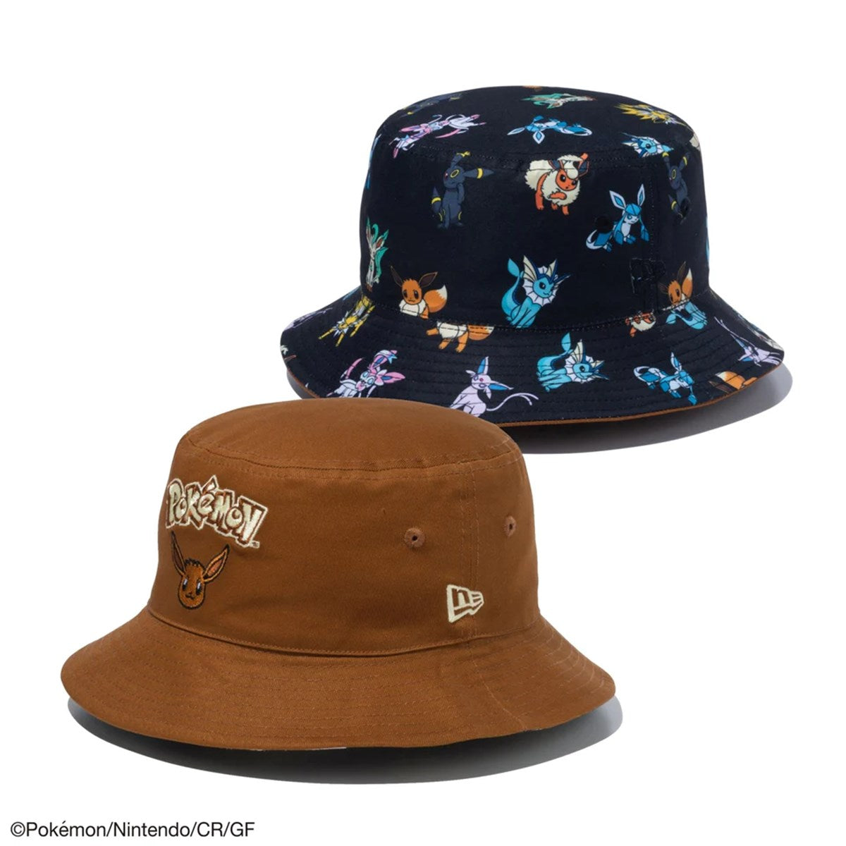 NEW ERA × POKEMON - BUCKET01 RV PKMN EEVEE FRIENDS 黑色 [14124332]