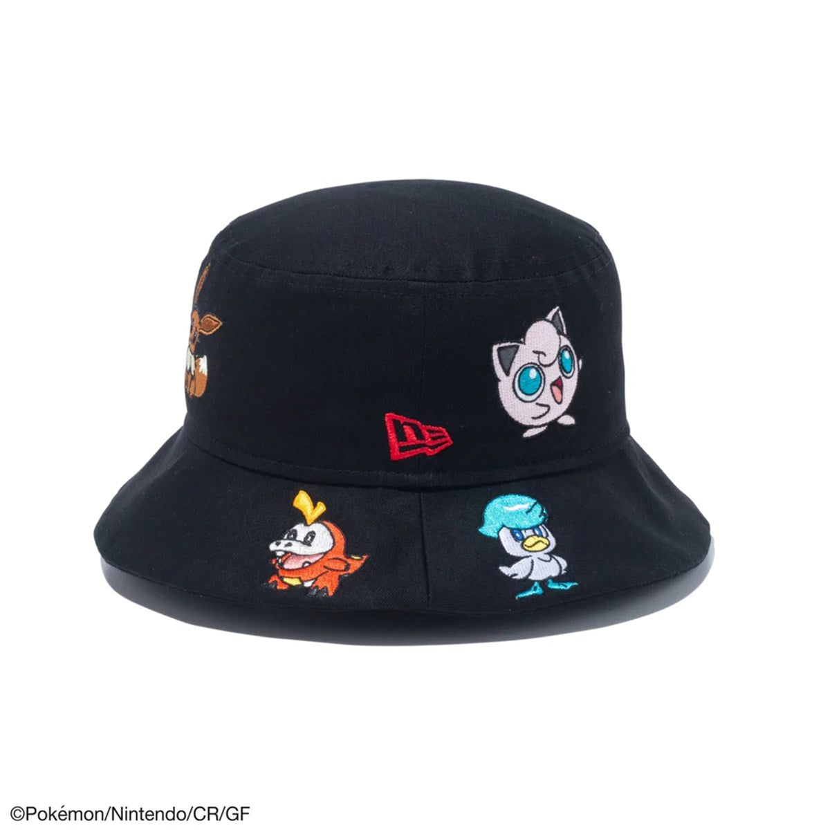 KIDS】NEW ERA × POKEMON - YOUTH BUCKET01 POKEMON ALLOVER BLK