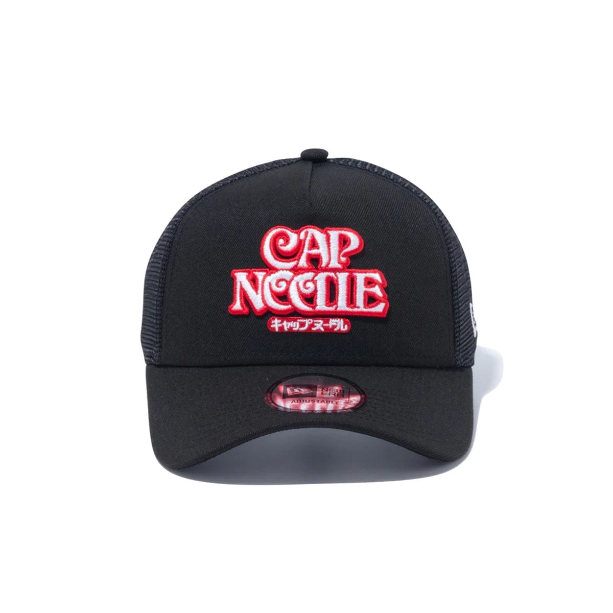 NEW ERA × CUP NOODLE - 9FORTY A-FRAME TRACKER CUP NOODLE CAP NOODLE BLK [14125290]