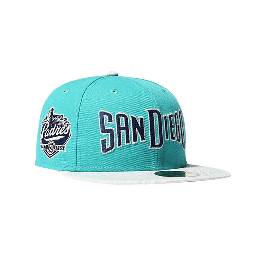 NEW ERA San Diego Padres - 59FIFTY CO EST 1969 TITLE WAVE/SNOWGRAY [70858013]