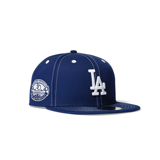 NEW ERA - Los Angeles Dodgers CO 59FIFTY 50TH Anniversary DK ROYAL【70874659】