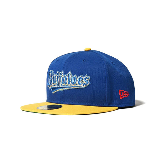 NEW ERA - ORIX Buffaloes CO 59FIFTY LIGHT ROYAL/YELLOW【14468007】