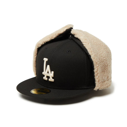 NEW ERA Los Angeles Dodgers - 59FIFTY Dog Ear BLACK [14307711]