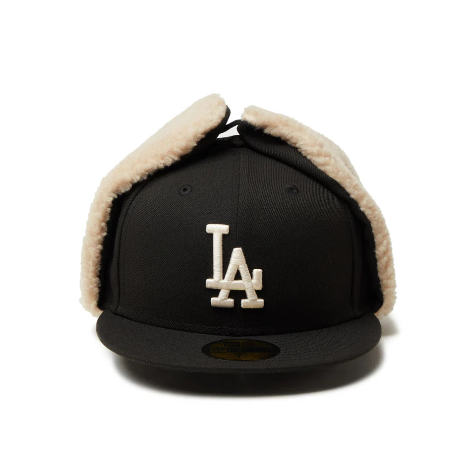 NEW ERA Los Angeles Dodgers - 59FIFTY Dog Ear BLACK【14307711】