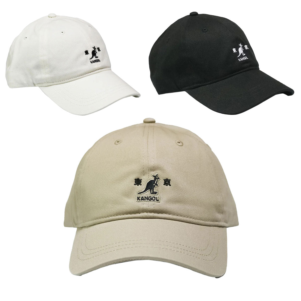 KANGOL - SMU COTTON TWILL BASEBALL "東京" 【251-069902】