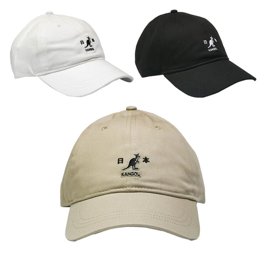 KANGOL - SMU COTTON TWILL BASEBALL "日本"【251-069901】