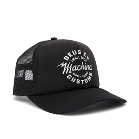 DEUS EX MACHINA - AMPED CIRCLE TRUCKER BLACK【DMP247258】
