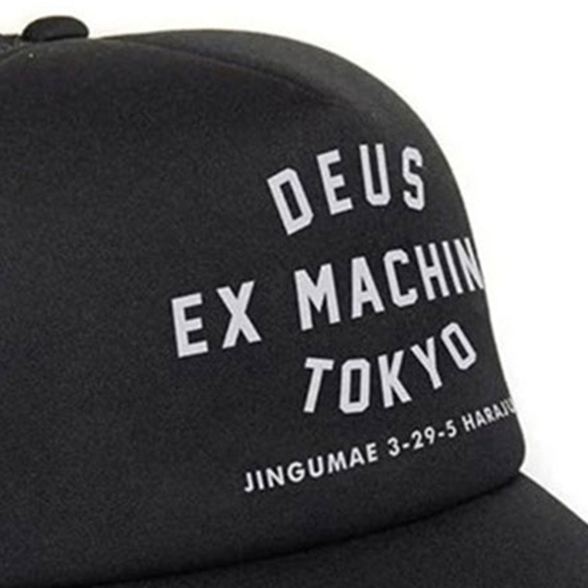 DEUS EX MACHINA - TOKYO ADDRESS TRUCKER BLACK【DMW47840】