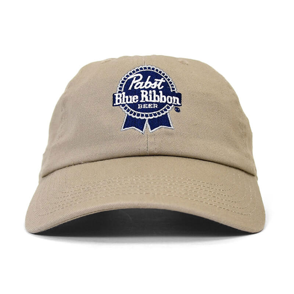 PABST BLUE RIBBON LOGO DAD HAT BEIGE [PB191406]