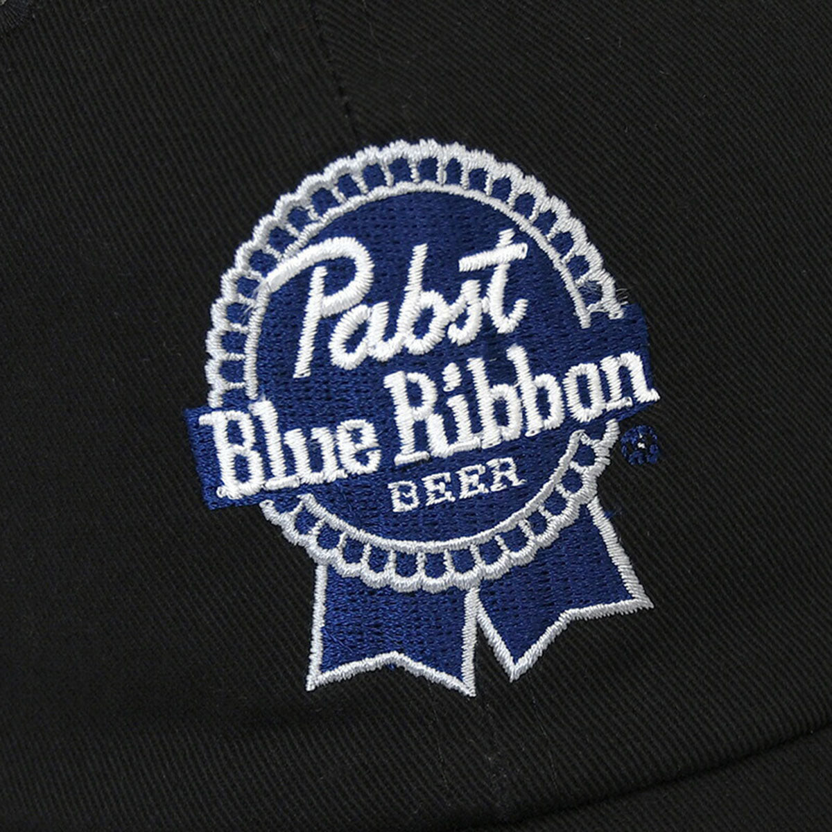 PABST BLUE RIBBON LOGO DAD HAT BLACK [PB191406]