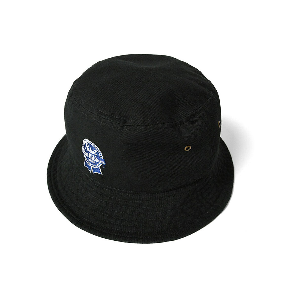 PABST BLUE RIBBON LOGO BUCKET HAT BLACK [PB211405]