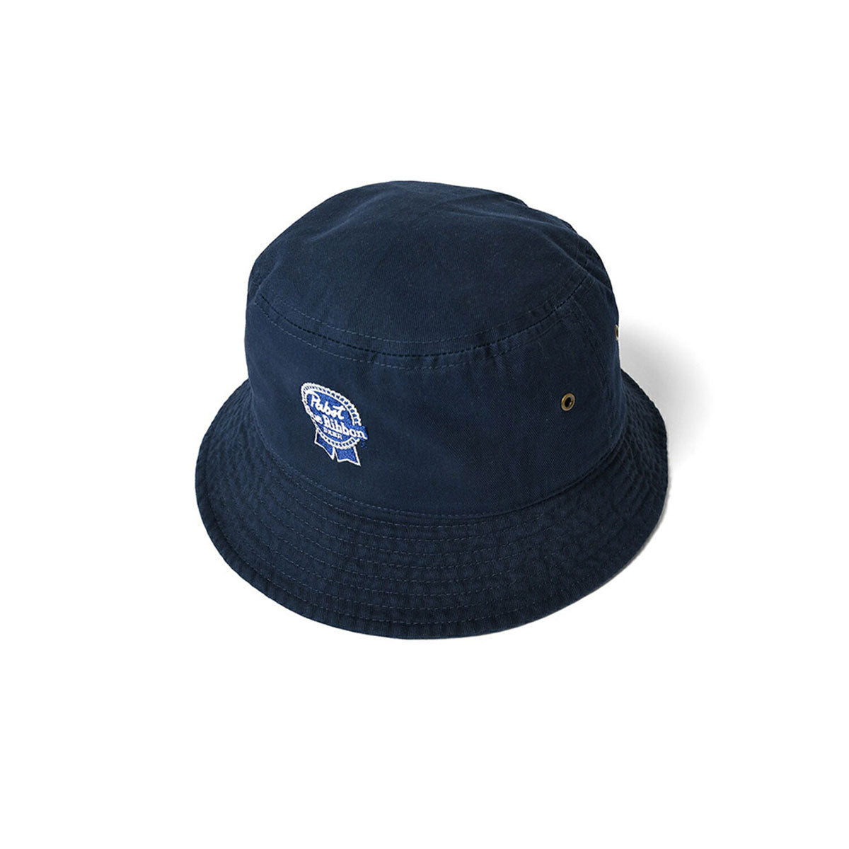 PABST BLUE RIBBON LOGO BUCKET HAT NAVY【PB211405】