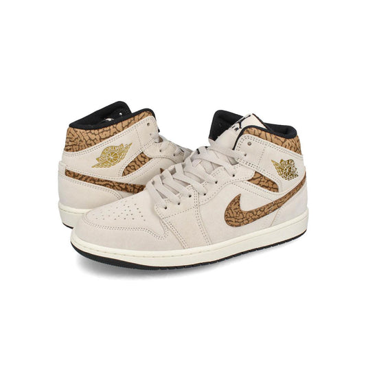 NIKE AIR JORDAN 1 MID SE "BROWN ELEPHANT/SAFARI" ナイキ エア ジョーダン 1 ミッド SE "ブラウン エレファント/サファリ"【DZ4129-102】